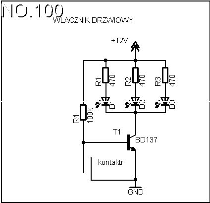 Jak zrobić automatyczne oświetlenie LED po otwarciu drzwi?