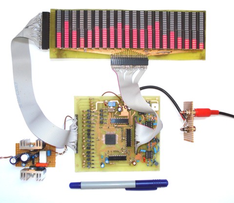 Audio Spectrum Analyzer 20x20 LED
