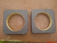 Golf II - dystanse w drzwi pod glośniki 130mm