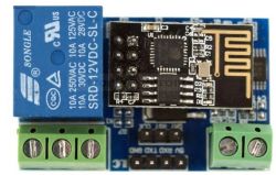 Control of 12V voltage via NO/NC connector of WiFi relay in SmartHome system Control of 12V voltage via NO/NC connector of WiFi relay in SmartHome system
