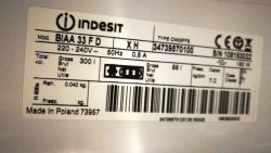 Indesit BIAA 33 F D - wymiana grzałki parownika Indesit BIAA 33 F D - wymiana grzałki parownika