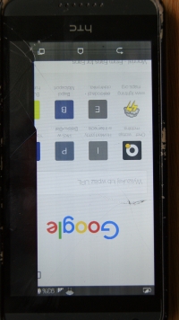 HTC Desire 620 pęknięty ekran - Wyświetlacz, ekran, szybka HTC Desire 620