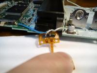 Zepsuta modyfikacja game boy color, chyba kable się odłączyły