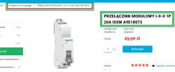 Connecting HAGER SFT440 or Schneider I-0-II 1P 20A iSSW A9E18073 Switch in a 3L + N Installation