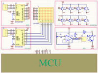 Pisanie światłoczułym długopisem na matrycy LED