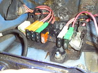 Megane 2000r brak kierunków, awaryjnych, centralnego...