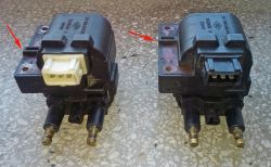 Cewka zapłonowa - różna rezystancja w zależności od położenia, wstrząsów itp. (Volvo V40 1.6)