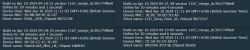 Screenshot showing details of four network devices with information on build time, online duration, device time, MAC address, and short name.