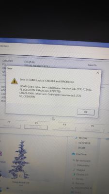 Bmw e46 - Po wylaczeniu ncs maty pasazera wyswetla taki blad ktos pomoze?