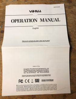 "Nowoczesny" (?) zasilacz laboratoryjny YIHUA 3005D-IV z USB, Quick Charge, enkodery