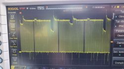 Escalade hybrid 2009 oscylogramy czujnika położenia wału.