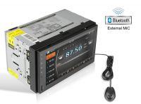 Choice of 2din radio - the only requirements are AV IN input for the camera and 