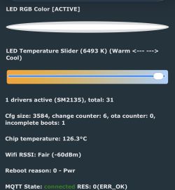 OpenBeken RGB Bulbs with BK7231T Chips Overheating Despite Renewed Thermal Glue