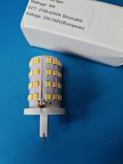 Tuya G9 LED Bulb with BK7231N Chip Tuya G9 LED bulb with BK7231N chip and LED diodes.