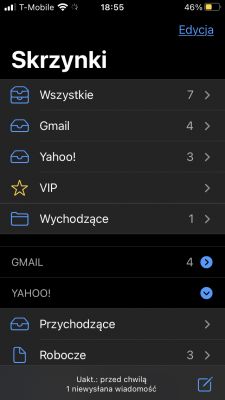 IPhone i iOS 14 - Poszukiwany klient poczty z indywidualnym podziałem skrzynek dla adresów
