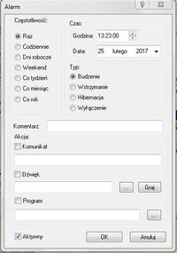 Wyłącznik/włącznik czasowy - Hibernacja komputera