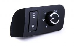 VW Caddy Maxi 2008 - Wpięcie alarmu Ampio CAN w dwuprzewodowe sterowanie C. zamka