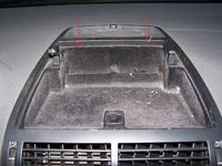 VW Sharan, 2001, 1,9tdi - demontaż schowka na desce