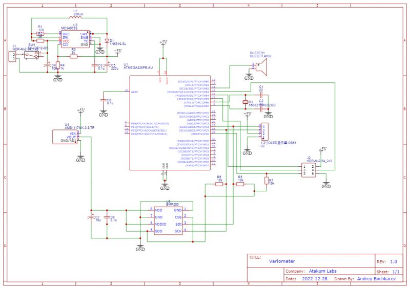 DIY elektroniczny wysokościomierz-wariometr dla spadochroniarzy i paralotniarzy