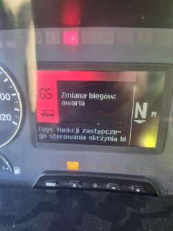 Mercedes Actros MP2 problem ze sterownikiem skrzyni biegów