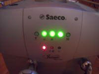 SAECO Incanto Rapid steam - nie parzy kawy (nie leje się woda)