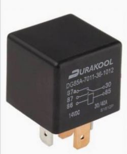 Przekaźnik samochodowy marki Durakool model DG85A-7011-36-1012.