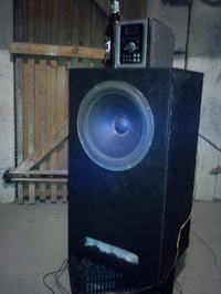 Subwoofer z starej szafki i Tonsila Subwoofer z starej szafki i Tonsila
