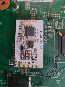 Brak obrazu na Xbox 360: Czy czerwona dioda LED1 na module X360 ACE V1 jest powiązana?