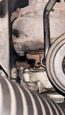 Audi A4 B6 1.9TDI - skutek wycieku oleju z baryłki zasilania turbiny olejem Audi A4 B6 1.9TDI - skutek wycieku oleju z baryłki zasilania turbiny olejem