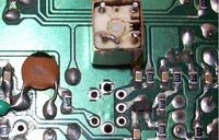 Uniden 510XL - Wymiana kwarcu 10.2419 na 10.240 i uszkodzony element L3