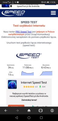 Wybór stabilnego internetu domowego w Radom - testy NetMonster, BTS, T-Mobile, router B535