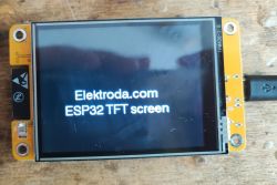 2.8 TFT Display with Text on Screen Colorful 2.8 TFT display with text Elektroda.com ESP32 TFT screen