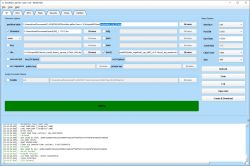 Bouffalo Lab Dev Cube interface with loaded configuration and operation log.
