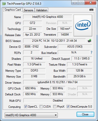 GPU-Z w wersji 0.6.3 z obsługą 21 najnowszych procesorów graficznych do ...
