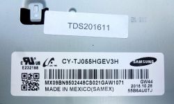 Samsung ue55ju6800wxxh zaciemniony obraz, nie świeci część.