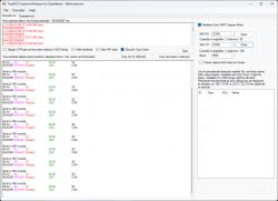 Screenshot of TuyaMCU Explorer displaying data packets.