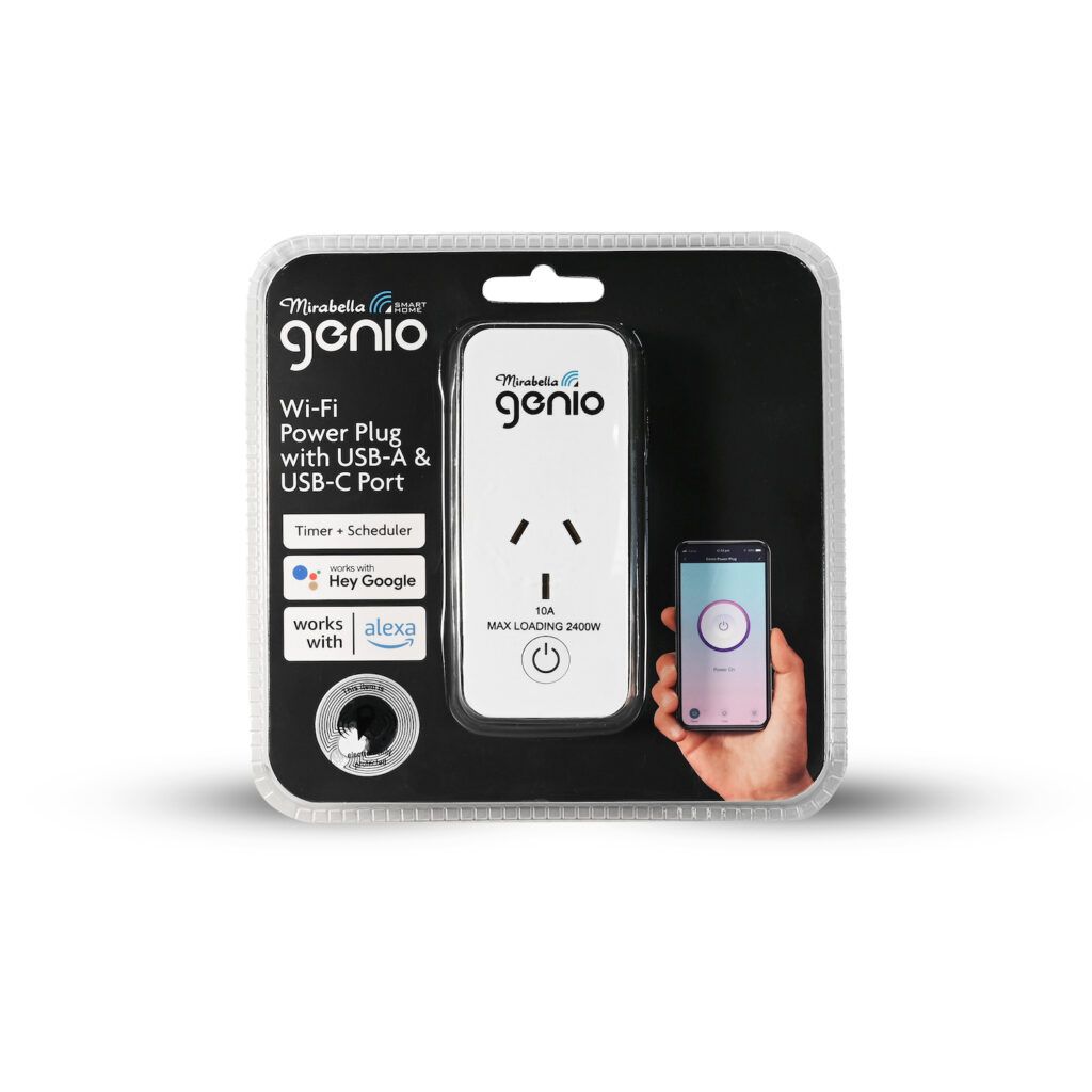 Smart Plug with USB Type A / Type C Ports - WiFi - Genie Automata
