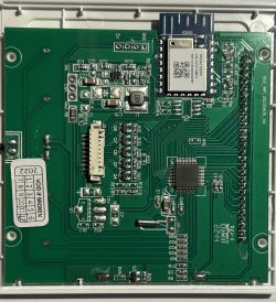 Circuit Board with CB3S Chipset Thermostat circuit board with visible CB3S chipset.