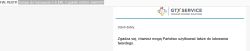 Zrzut ekranu wiadomości e-mail od GTX Service z potwierdzeniem dot. lutowania twardego