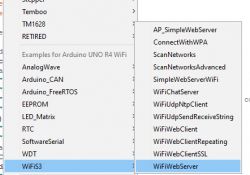 Arduino R4 WiFi and ArduinoHttpServer - fixes, launch, examples of use