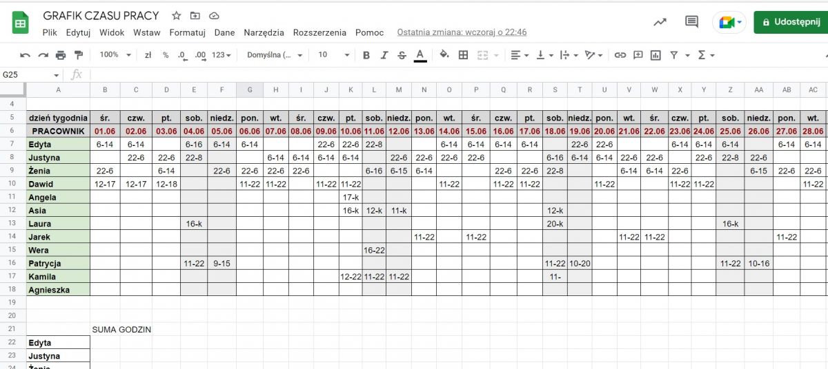 Grafik W Excelu Znalezienie Odpowiedniej Formuły 0794