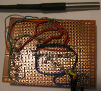 Termometr z wyświetlaczem LED i sondą temperatury