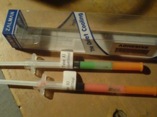 Przyklejony radiator do starego procka 160Mhz