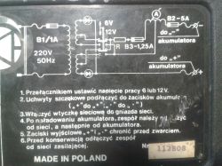 Bester BSP-12/4 - zespół prostownikowy bezpieczny-modyfikacja mostka prostownika Bester BSP-12/4 - zespół prostownikowy bezpieczny-modyfikacja mostka prostownika
