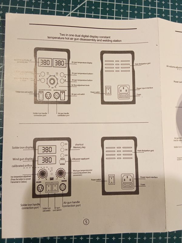 Instrukcja obsługi stacji lutowniczej z cyfrowym wyświetlaczem