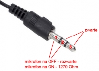 Podłączenie mikrofonu do przedwzmacniacza - przejściówka Podłączenie mikrofonu do przedwzmacniacza - przejściówka