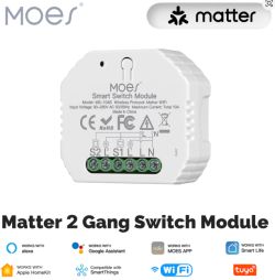 How to Flash OpenBK7231N on Moes MS-104B 2 Gang Smart Switch (Tuya CBU Board)