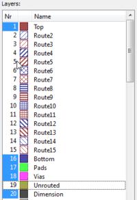 Eagle Light 6.5 - Jak ustawić widoczność otworów w padach PCB?