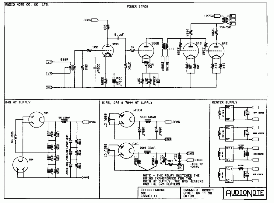 Audio Note Amplifier Construction: DIY AN Oto SE Project with EL-84 Parallel S Configurations