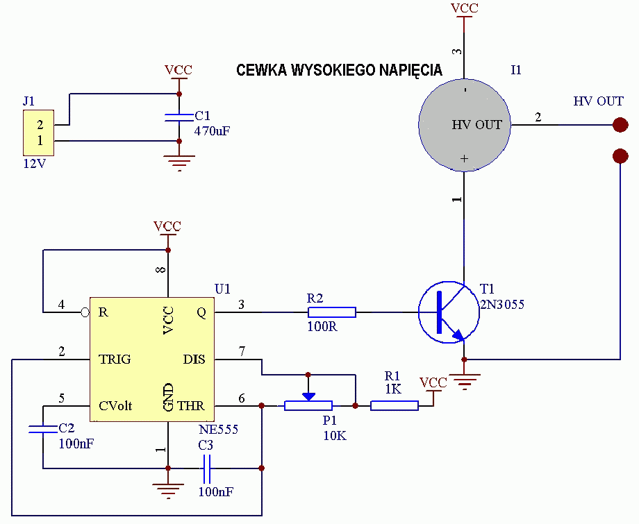 Генератор сигналов на ne555 схема generator potrzebny schemat - 2 - elektroda.pl